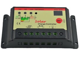 10A 12V-24V Solar Panel battery charge controller Solar PV system
