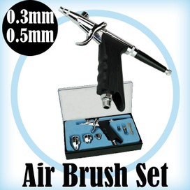 Airbrush Set 0.3mm 0.5mm Handpiece Professional High performance paint tool
