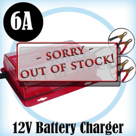 12V Battery Charger- 6A Fully Automatic Waterproof