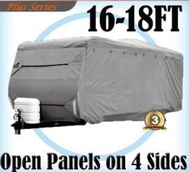 Heavy Duty 16-18 ft 4 Layer Caravan Campervan Cover UV Waterproof Carry bag