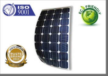 HIGH EFFICIENCY SEMI-FLEXIBLE SOLAR PANEL 10W